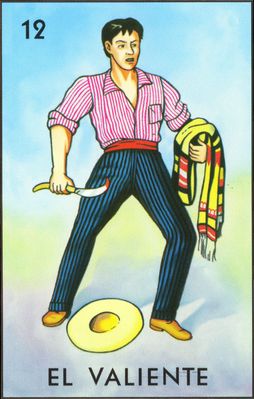 El Valiente - Traditional Mexican Lotería Card #12