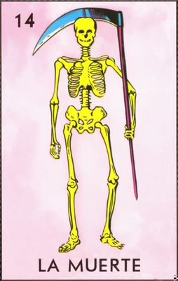 La Muerte - Traditional Mexican Lotería Card #14