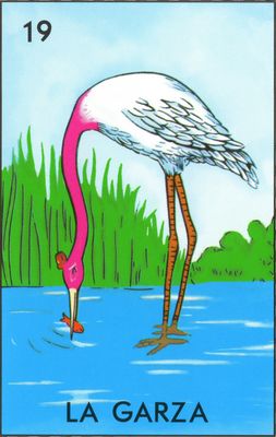La Garza - Traditional Mexican Lotería Card #19