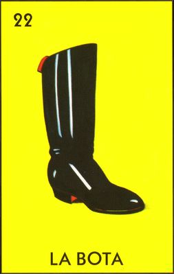 La Bota - Traditional Mexican Lotería Card #22
