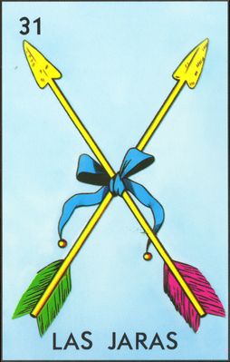 Las Jaras - Traditional Mexican Lotería Card #31