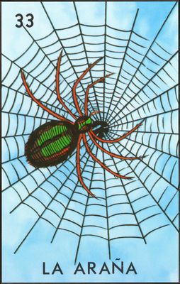 La Arana - Traditional Mexican Lotería Card #33