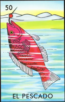 El Pescado - Traditional Mexican Lotería Card #50